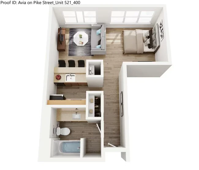 The Cascade 821 floor plan